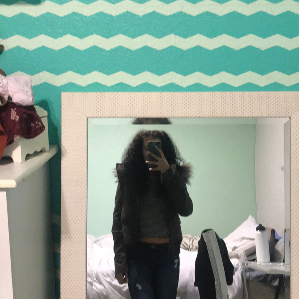 Brown winter coat